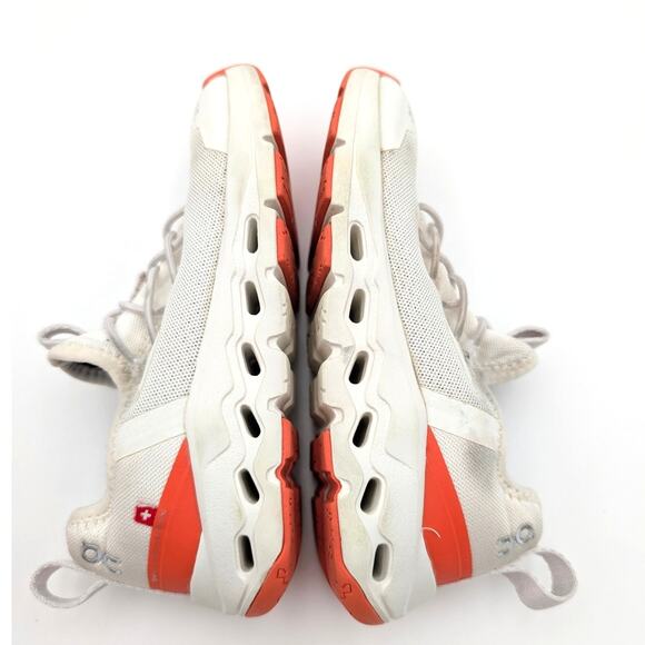 On Cloud Leap Lifestyle Shoes Unisex Kids' Ivory/Flame Size USK11 EU28.5 - Picture 9 of 12